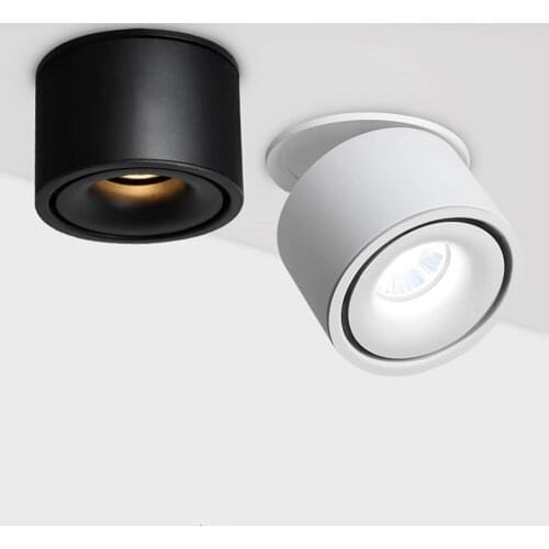 Adjustable Recessed Ceiling Downlights 15W 12W 10W Dimmable LED Recessed lamp Nordic Spot light for indoor Spot lighting fixture