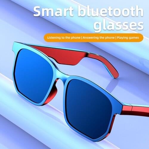 BT5.0 Smart Glasses Call Listen Music Earphone Glasses 2-in-1 Intelligent High-tech Sunglasses Suitable for Android and IOS
