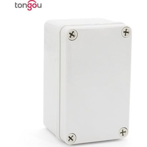 IP67 130*80*70 mm waterproof junction box Free customized trepanning 3 holes plastic control panel box