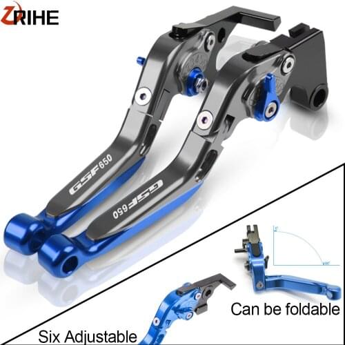 For SUZUKI GSF650 GSF 650F BANDIT 2005 2006 2007 Motorcycle Clutch Brake Lever CNCAluminum Extendable Adjustable Foldable Levers