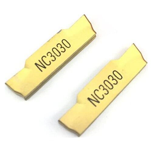 10PCS MGMN400 M NC3030 grooving carbide inserts MGMN 400 lathe cutter turning tool Parting and grooving tool Parting off