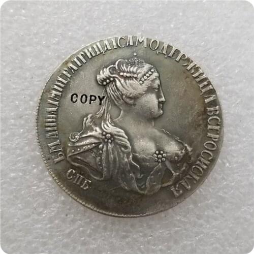 1740 Russia Poltina Copy Coin commemorative coins-replica coins medal coins collectibles