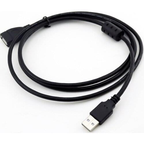 1x USB 2.0 A Male To USB 2.0 A Female Jack Extension Adapter Connector Cable Cord 1.5m/5ft