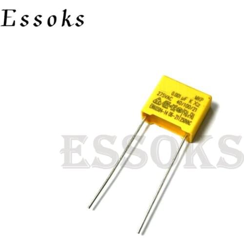 20PCS X2 Safety capacitor 275VAC 0.001UF 102K 275V Pitch 10mm Polypropylene film