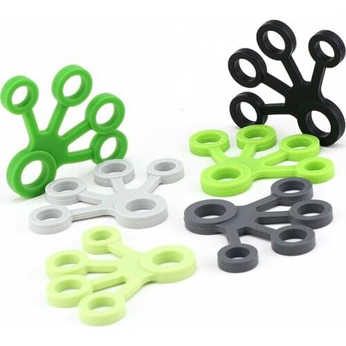 3 Levels Silicone Resistance Bands Finger Strength Stretcher Exerciser Hand Rehabilitation Gripper Ring Guitar Finger Exercisers