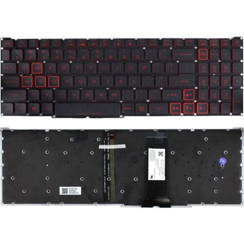 US Language American English Keyboard with Backlit LG5P Laptops for Nitro 5 AN515 54 AN515-54 AN515-52 Series Notebook Laptops