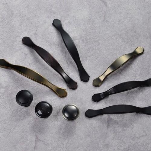 Antique Furniture hardware cabinet wardrobe door handle Nordic style handle zinc alloy handle drawer knobs