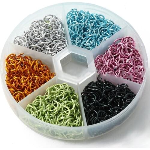 Arylic Tips Punk Charms Loops Metal Tools Piercing Jewelry Connect Hoop Decoration Nail Art Alloy Ring Accessories In Wheel