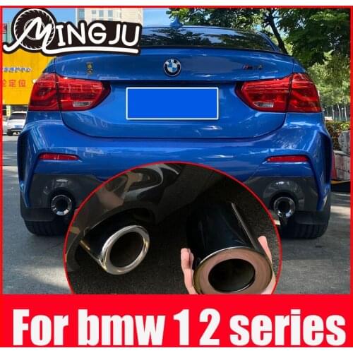 Car Styling EXHAUST TAIL REAR MUFFLER PIPE CASE For BMW 1 2 one two series X1 X2 accessories auto parts goods