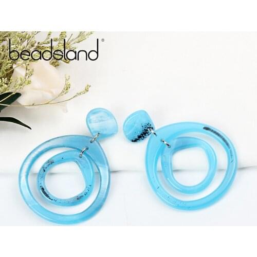 Beadsland Acetic Acrylic Drop Earrings Hyperbole Fashion Elegent Design Women Girls Gift 38770