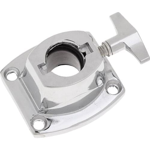 Tooyful Drum Holder Base Plate Drum Rack Clamp Drum Tom Mount Bracket for Drummer