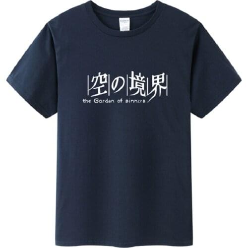 High-Q Unisex Anime Cos Kara no Kyoukai T-Shirt Ryougi Shiki Cotton Casual Kara no Kyoukai Cotton Casual T-Shirt Tee T Shirt