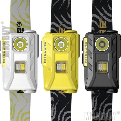 Top Sales Nitecore NU25 3LED Rechargeable Headlamp 360LM Triple Outputs Lightweight Headlight Flashlight Outdoor Running Cycling