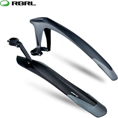 RBRL 24 26 27.5 29 inch Mountain Bicycle Fenders Tail Soft TPE MTB Bike Front Rear Wing Mudguard Cycling Mud Guard Accessories