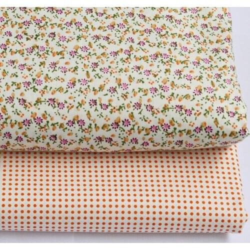 Cotton cloth small Suihua Talasite bit AB version printed cloth twill three piece handmade cotton fabric DIY