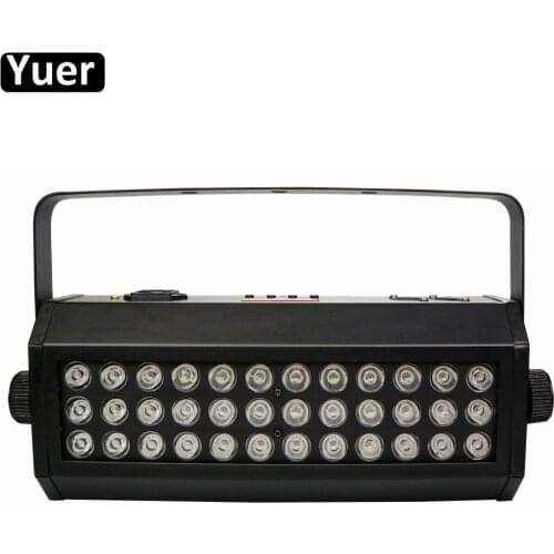 New 36x3W UV LED Strobe Wash Wall Light DMX512 Running Horse Effect DJ Disco Light Sound Party Music Club Wall Washer UV Lights