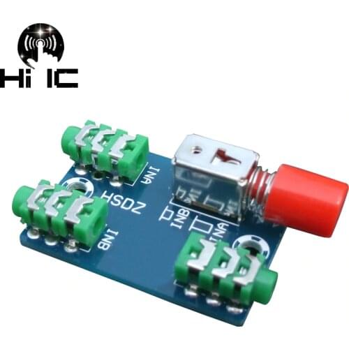 Audio Switching Board A / B TWO Audio Input Block Optional Select Output Type Module Button Switch Output Input Model BOARD