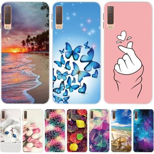 Silicone Cover For Samsung Galaxy A7 2018 Case A750 A750F Case 6.0' TPU Phone case For Samsung A 7 2018 750 750F Fundas Coque