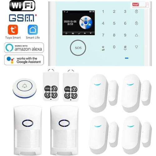 Alarm wifi anti-theft alarm host Household door and window alarm set sound and light alarm alarm system