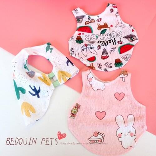 Super Cute Teacup Puppy Clothes Summer French Bulldog Clothes for Pugs Fashion Clothes for Cats Breathable Cool Small Dog Vests