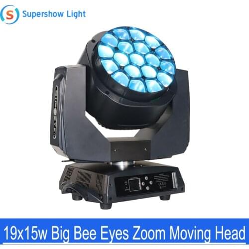 19x15W 4in1 RGBW Big Led Light Bee Eye Moving Head Big Eye k10 4in1 Led Big Bee Eye 19pcs Zoom Light