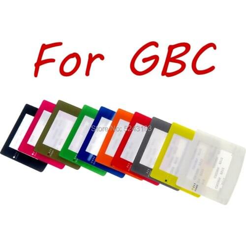 200pcs For Nintend GBC Multicolor Plastic Screen Lens Protector For GameBoy Color Screen Plastic Mirror Panel Game Console