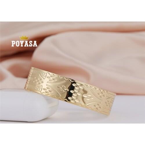 2020 June Algerian traditional bangle gold bracelet Moroccan women wedding charm gold bracelet