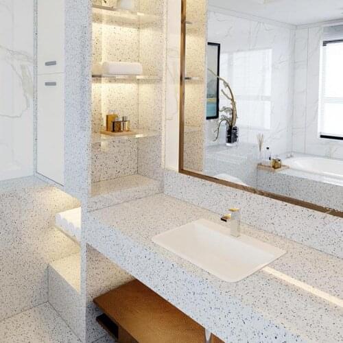 5M matte marble self-adhesive wallpaper kitchen countertop bathroom peel and stick waterproof and heat-resistant adhesive