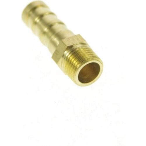 5pcs 1/8" BSP Male-8mm Barb Hose Brass Adapter Coupler 8mm-1/8" BSP