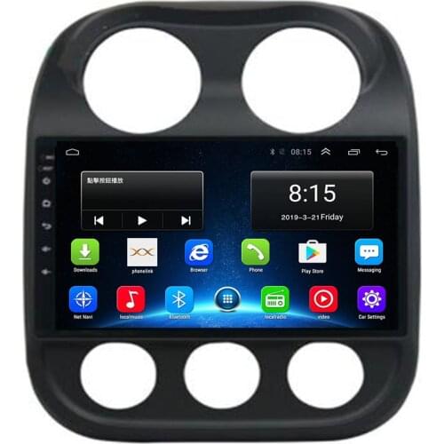 Android 10 Car DVD Player GPS Navigation Multimedia For JEEP Compass Patriot Radio 2009-2020 car stereo wifi