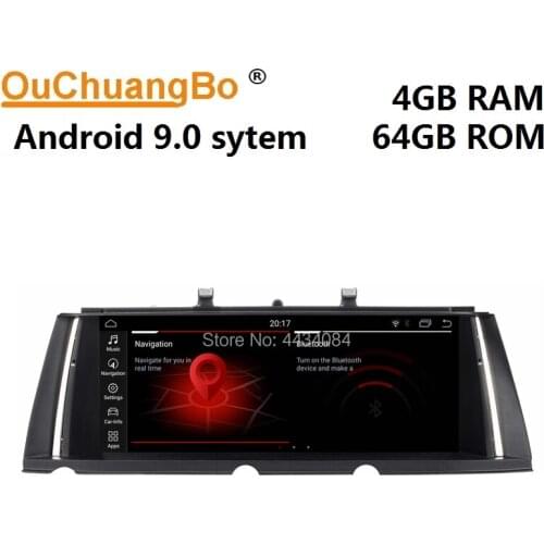 Ouchuangbo 10.25 inch touch screen car radio stereo audio for BMW 7 Series F01 F02 support 1080P 6 core android 9.0 4+64