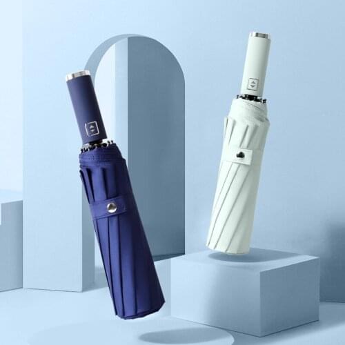 Large Size Foldable Strong Windproof Travel Umbrella Family Big Paraguas 3 Fold Rain Storm Umbrella for Men