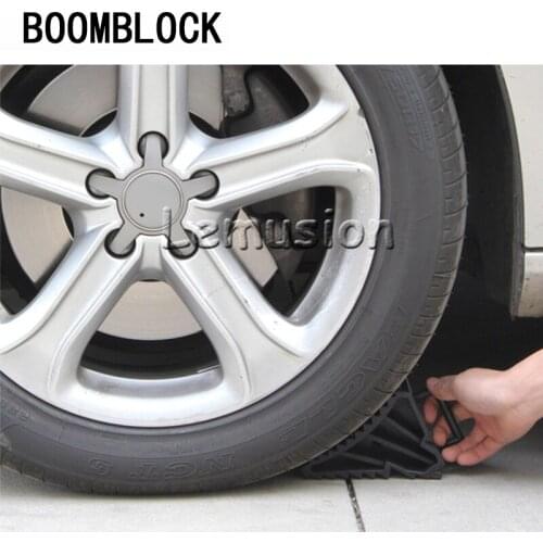 BOOMBLOCK 2pcs Car Tire Stop Sliding Rubber For VW Polo Golf 4 5 Passat Hyundai Tucson Solaris Ix35 Mitsubishi ASX Accessories
