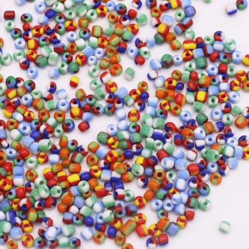 12g Cream Color Round Hole Bead 4mm Acrylic Needlework Beads DIY Handmade Beading Wedding Decor Jewelry Clothing Accessories