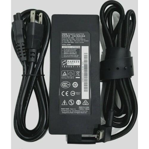 RC30-0238 AC Adapter 19.5V 10.26A 200W for RAZER RZ09-02386E91-R3U1