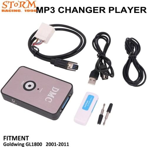 Motorcycle Digital Music CD MP3 Changer Player Case For Honda Goldwing GL1800 GL 1800 2001 2002 2003 2004 2005-2011Motorbike