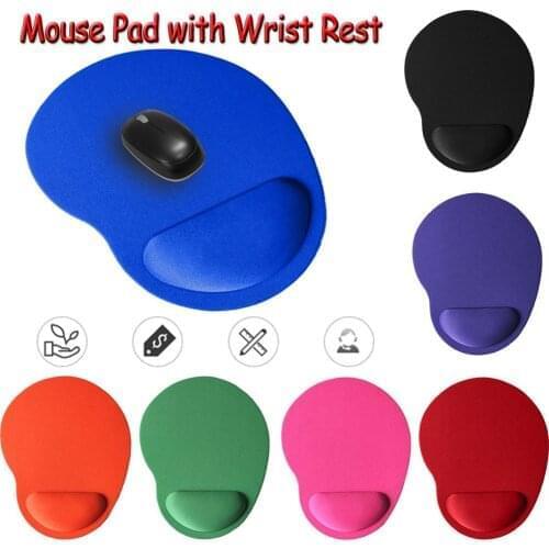 Soft EVA Mouse Pad Wrist Protect Support Optical Trackball PC Thicken Rest Mouse Pad Comfort Mouse Pad Mat Mice Anti-Slip for PC
