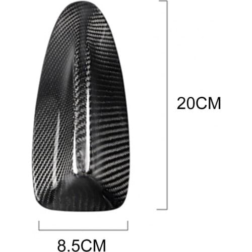 Durable Anti-scratch Waterproof Shark Fin Antenna Cover Carbon Fiber Antenna Cover Sticker Exterior Modification for BMW 5 Serie