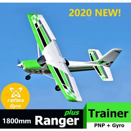 FMS RC Airplane Plane 1800mm Ranger Trainer 4S 5CH with Flap with Reflex Gyro Auto balance Controller Model Hobby Aircraft Avion
