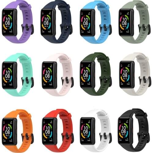 For Huawei Band 6 Strap Silicone Band Watchbands Correa Wristband Replacement Bracelet For Honor Band 6 ремешок
