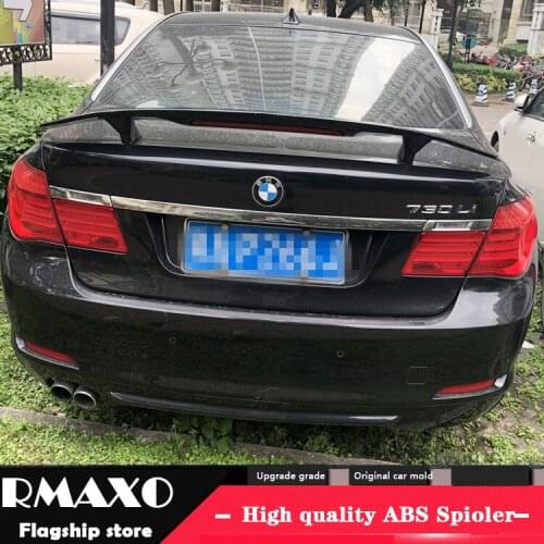 For G11 F02 F03 Spoiler 2006-2018 BMW E65 733i 740i 750i Spoiler ABS Material Car Rear Wing Primer Color Rear Spoiler