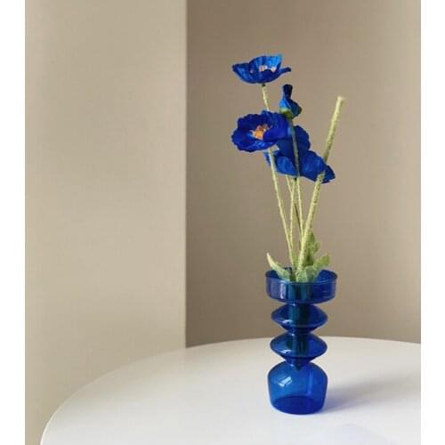 Flower Vase For Table Decoration Living Room Glass Vase Mariage Tabletop Terrarium Glass Containers Desktop Table Vase Mariage