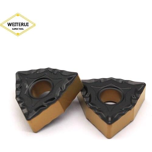 10Pcs WNMG060408 WNMG080404 WNMG080408 Tungsten Carbide Insert External Turning Tool Lathe Cutter Tool CNC work for Steel