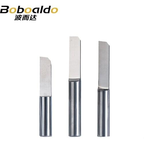 3pc/set 6mm Parallel Carbide PCB Engraving Bit Tungsten Steel end mill CNC Milling Cutter Bits CEL 15mm 17mm 20mm 22mm