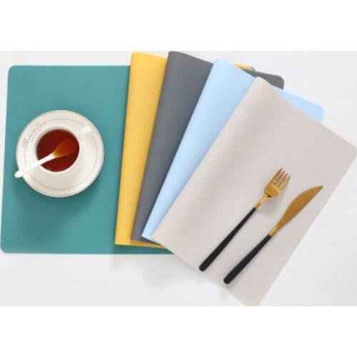 40x30cm Silicone Placemats Heat Resistant Nordic Style Table Insulation Silicone Pad Non-Skid Countertop Protector Table Mat