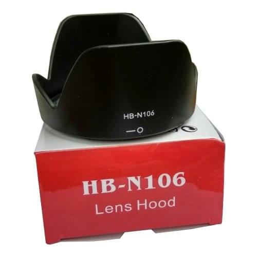 10pcs/lot HB-N106 Camera Bayonet petal Lens Hood Reversible suit for nik&n D3300 AF-P DX 18-55mm f/3.5-5.6G VR Lens SLR with box