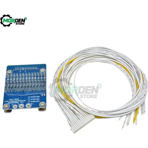 13S 20A Li-ion Lithium 18650 Battery Pack BMS PCB Board PCM 4.18V Balance Voltage Integrated Circuits Board