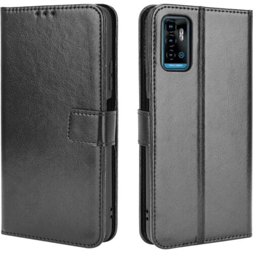 Case For ZTE Blade A51 Luxury Flip PU Leather Wallet Lanyard Stand Case For ZTE Blade A71