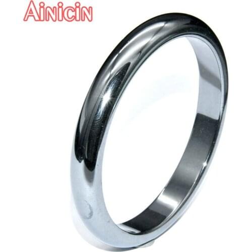 Black Hematitie Cuff Bracelets 8mm Wide Fashion Women Bangles Natural Semi-precious Stone non-magnetic Energy And Health Jewelry