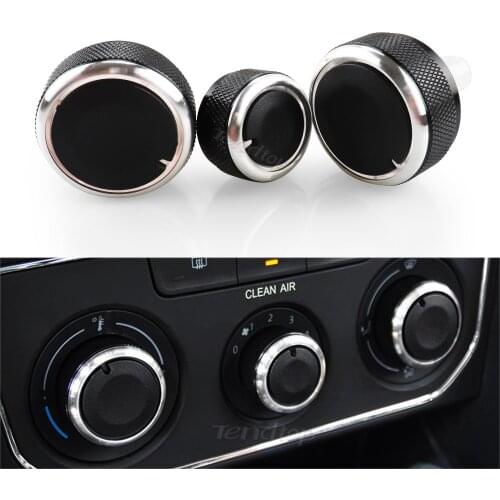 For Volkswagen VW Passat B5 Bora Golf 4 For Skoda Superb Octavia MK1 2002-2008 Car Styling Air Conditioning Ac Knobs Buttons